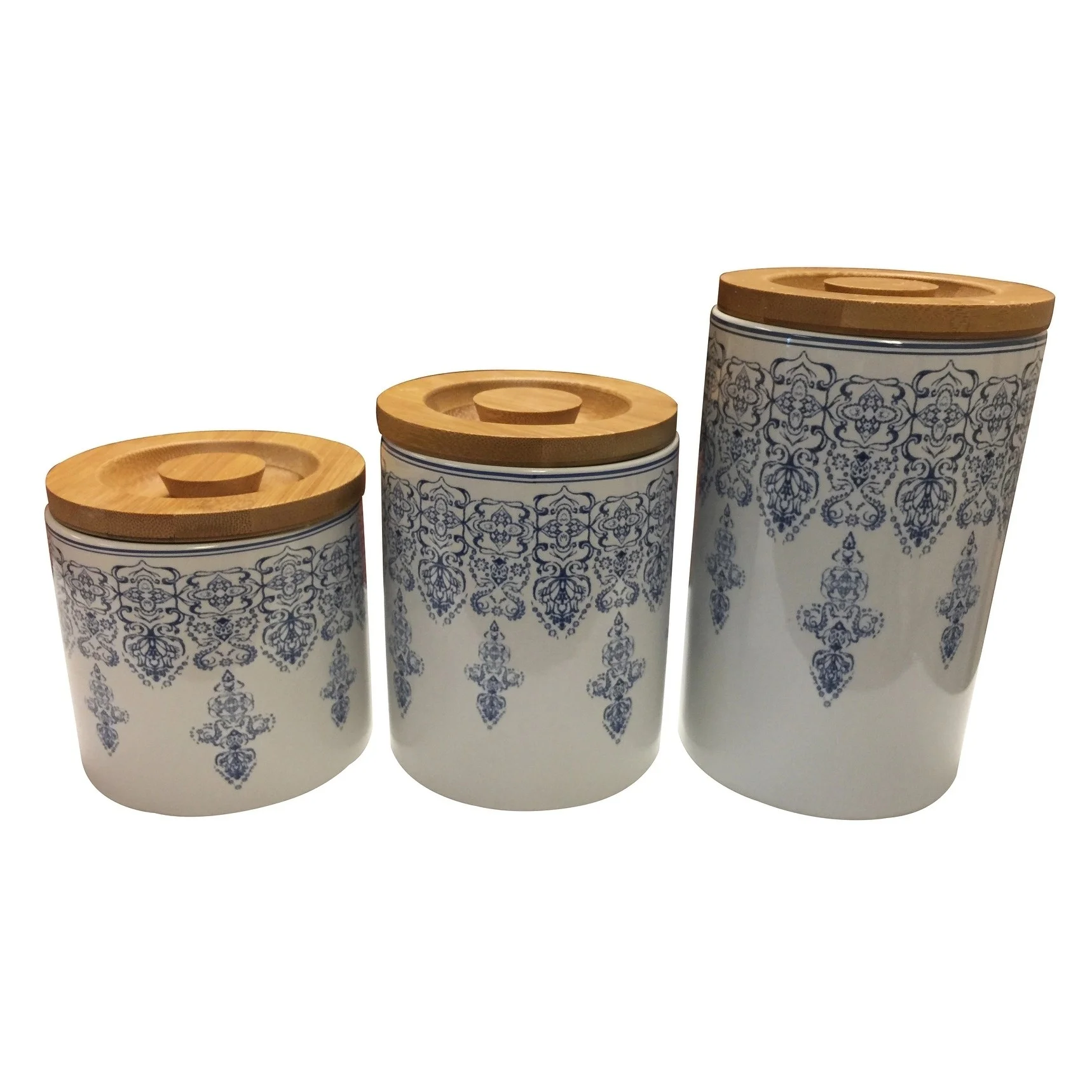 Le Chef Ceramic Storage Canisters set of 3