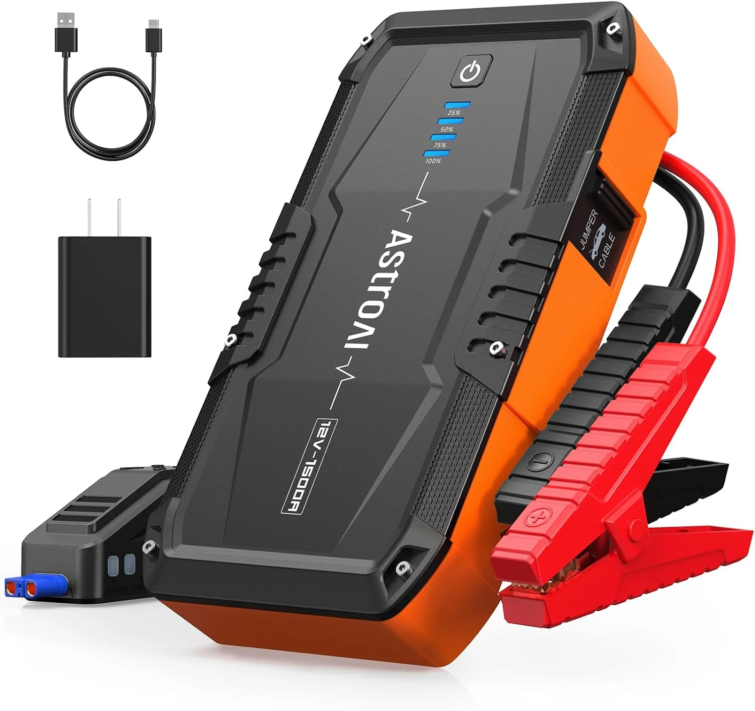 Car Jump Starter, 1500A Battery Jump Starter, Portable Car Charger, 12V Auto Jump Box