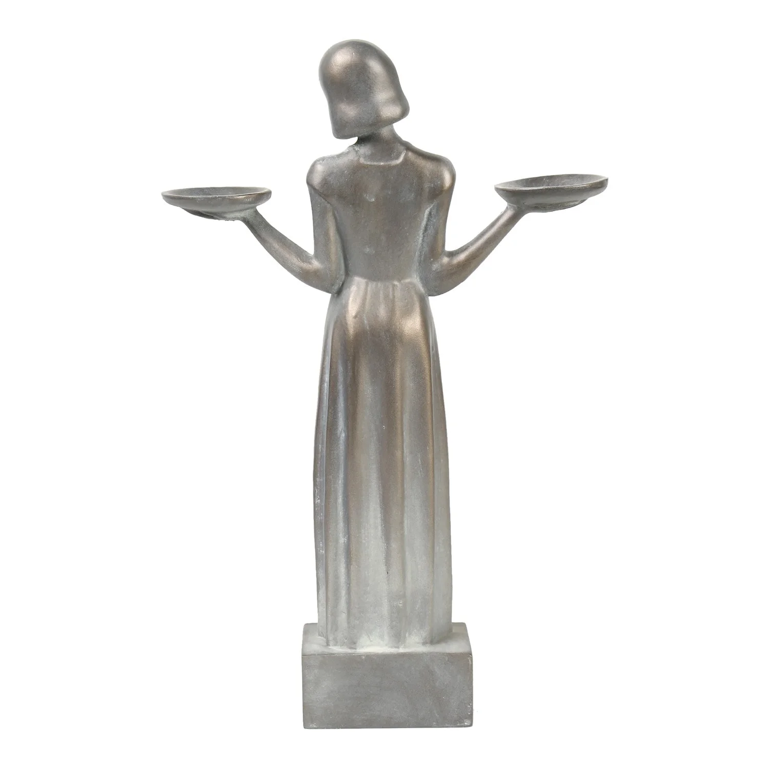 Potina Outdoor Garden Sculpture - Savannah's Bird Girl Statue (Large - 37