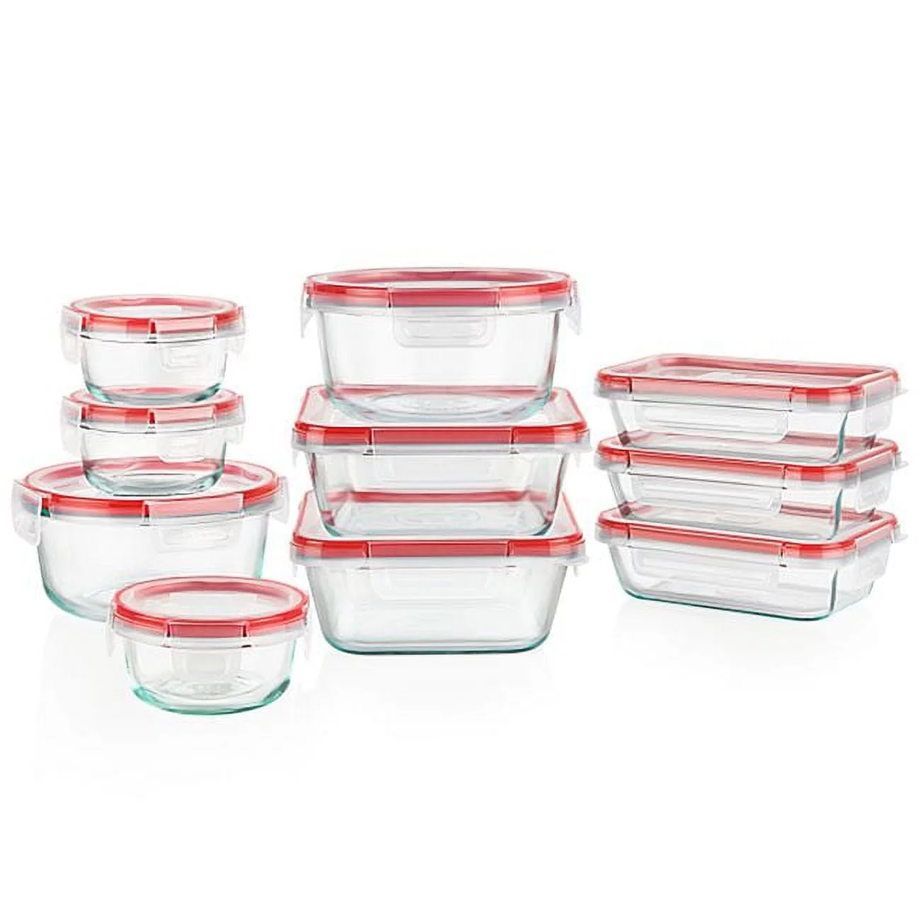 Pyrex Freshlock 20-piece Glass Storage Set