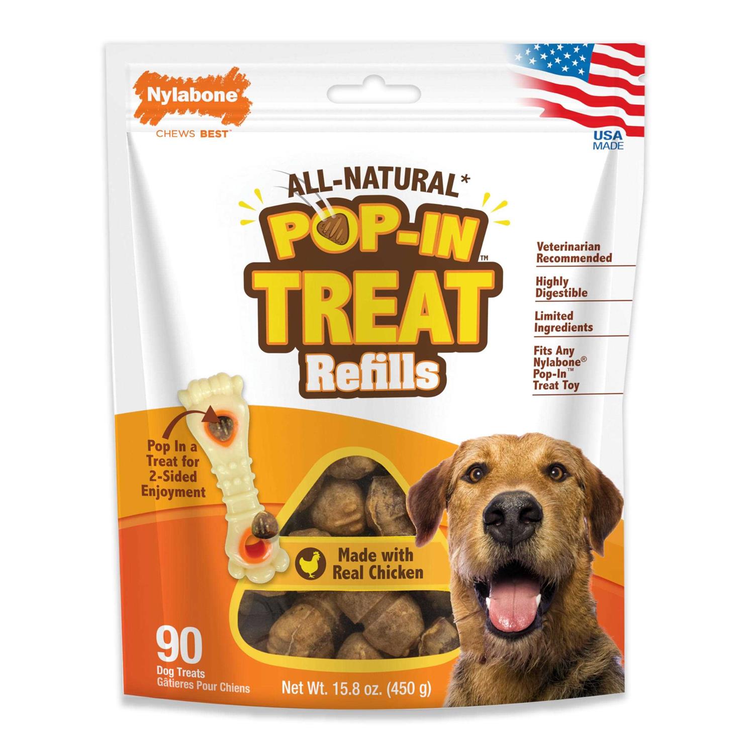 Nylabone Pop-In Dog Treat Refills - Pet Supplies online store