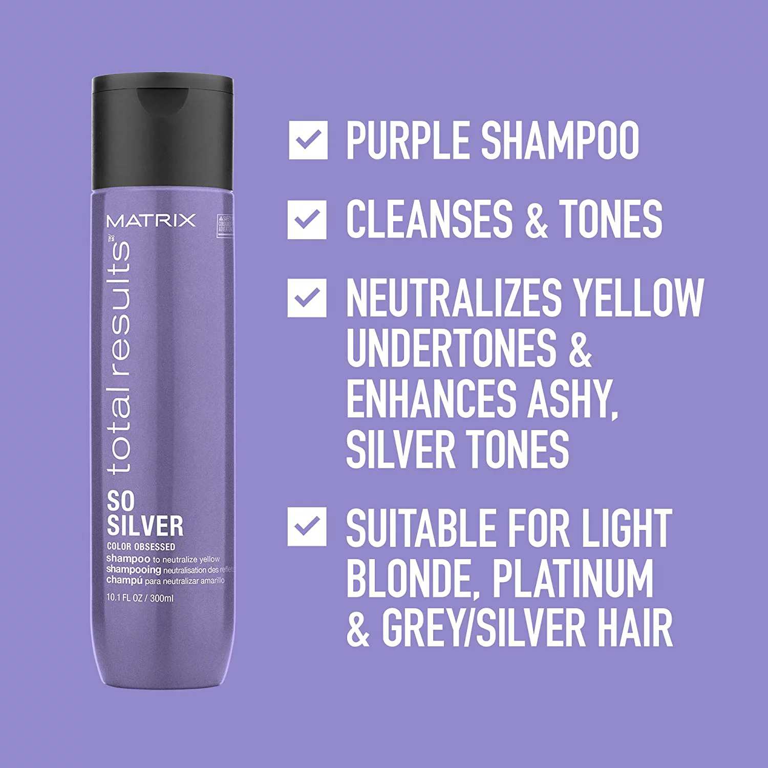 Matrix Total Results So Silver Shampoo 33.8oz