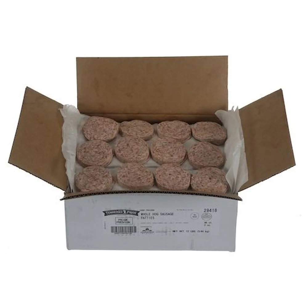 Odoms Tennessee Pride Premium Fresh Sliced Mild Sausage Patty, 12 Pound