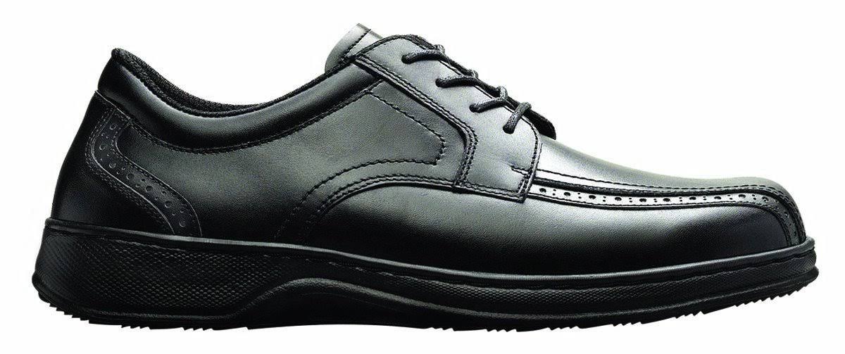 OrthoFeet Men&s Gramercy, Size: 13, Black