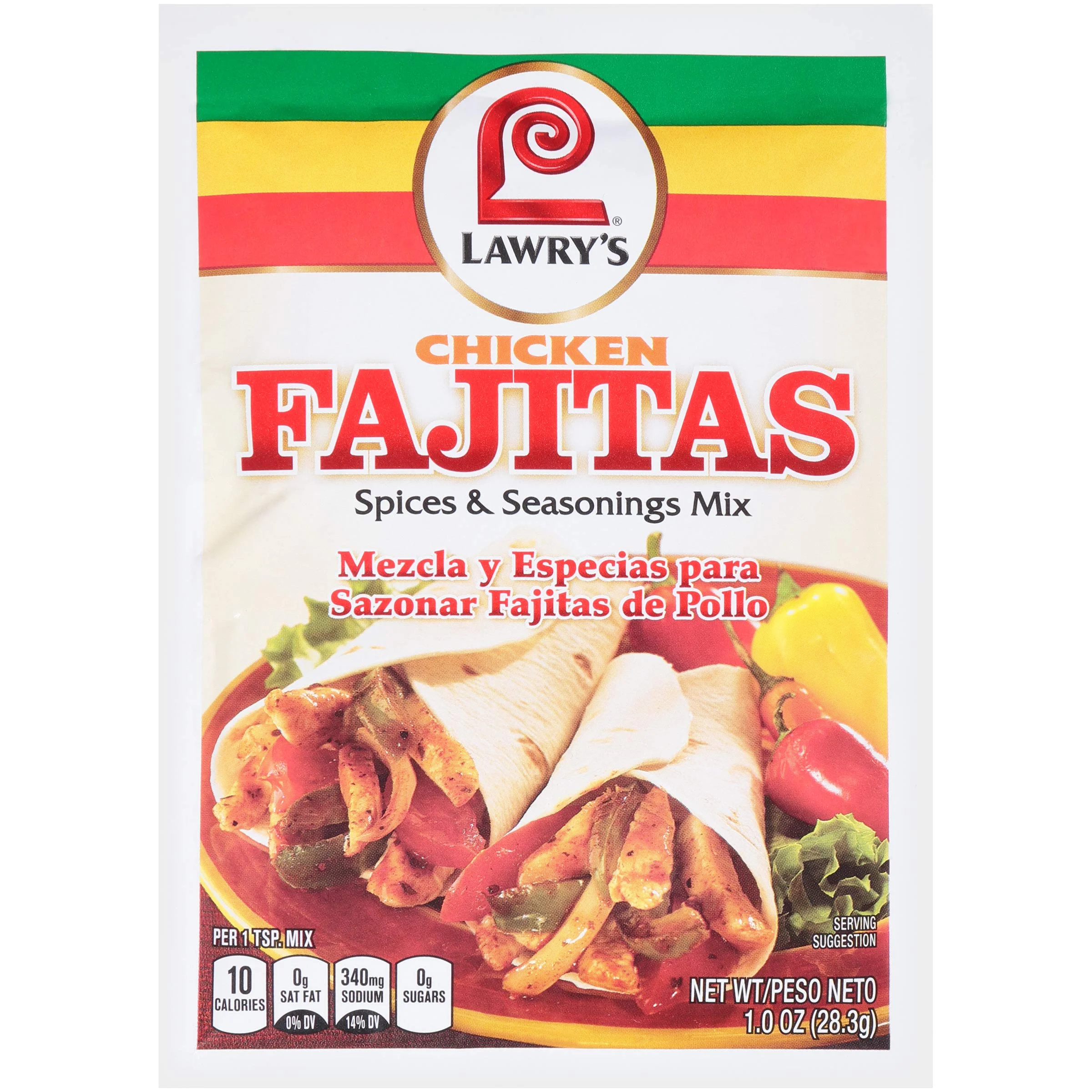 Lawry,S Mix, Fajita, Chicken, 1-Ounce (Pack Of 12)