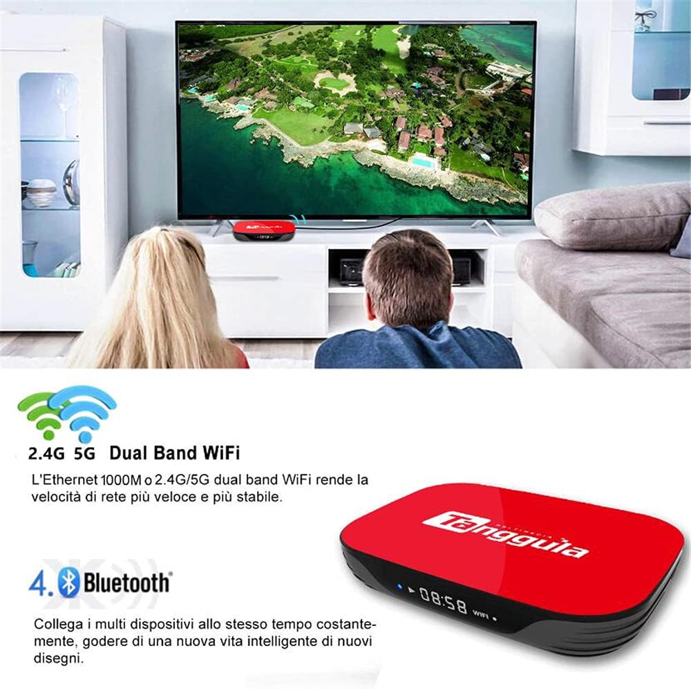 1~3 Days Delivery, Tanggula X1 Android TV Box, 4GB+128GB, Dual Band WiFi 2.4GHz/5GHz Bluetooth USB3.0 Media Player