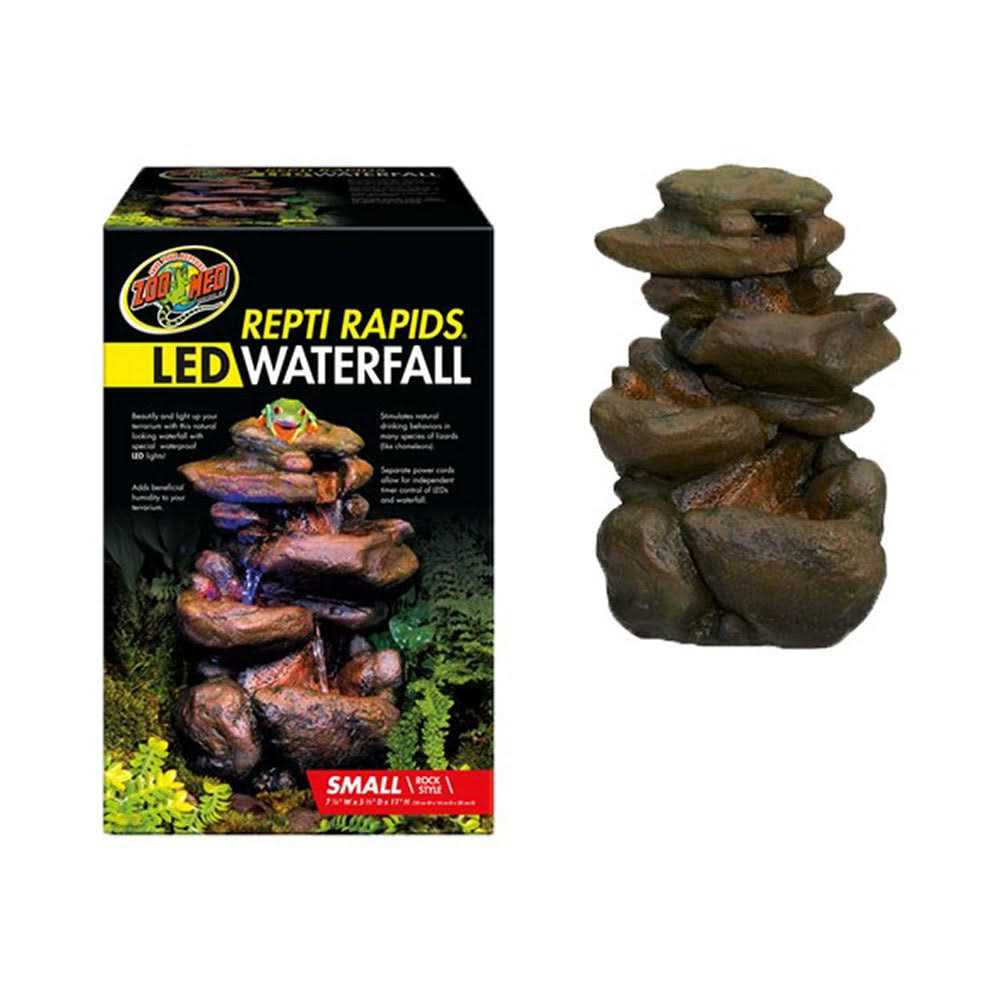 Zoo Med Repti Rapids LED Rock Waterfall - Pet Supplies online store
