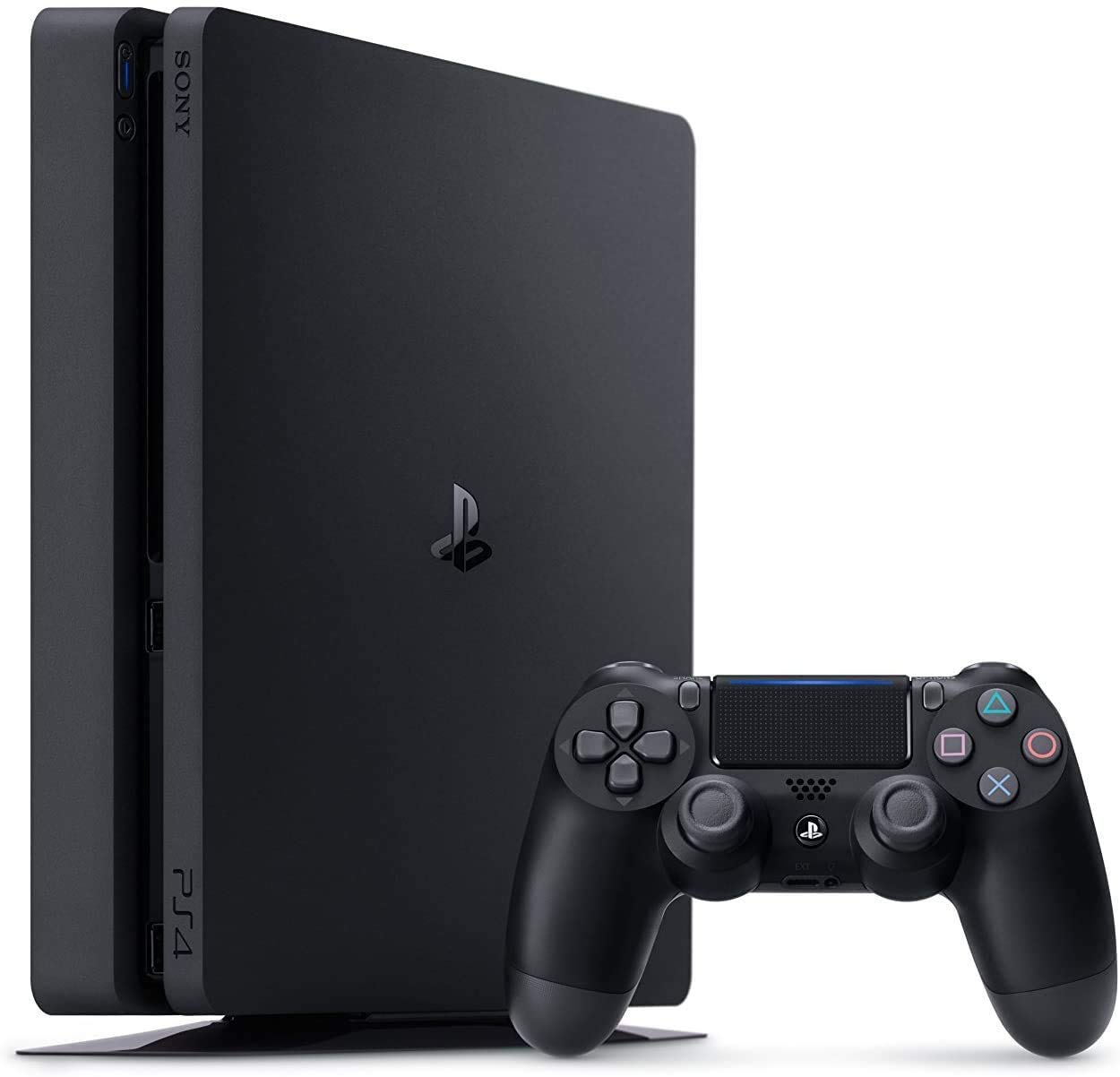 Playstation 4 Slim Seyted Upgraded 2TB Console with Wireless Controller, Jet Black