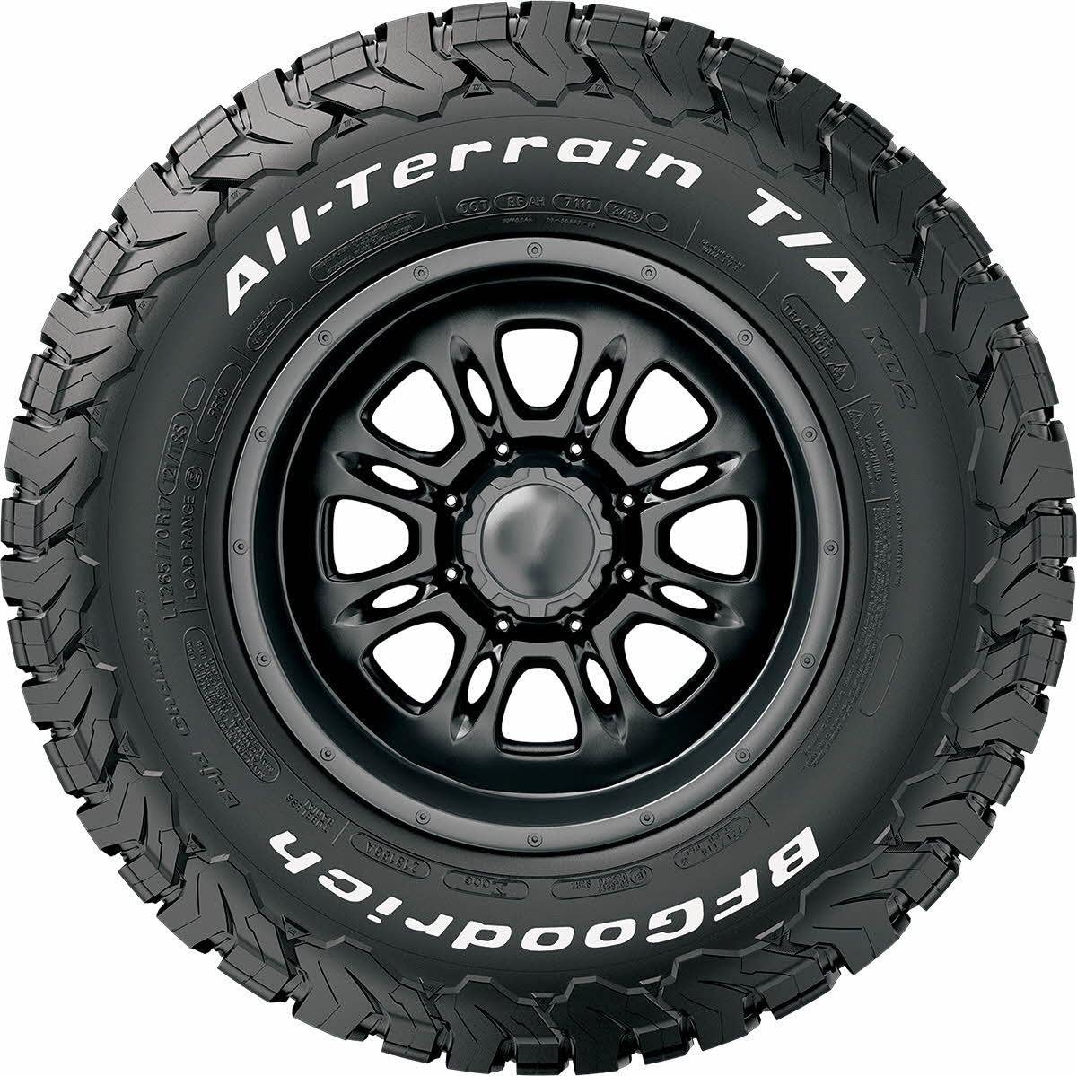 BFGoodrich All Terrain T/A KO2 Radial Car Tire for Light Trucks, SUVs, and Crossovers, LT305/65R18/E 124/121R 124R
