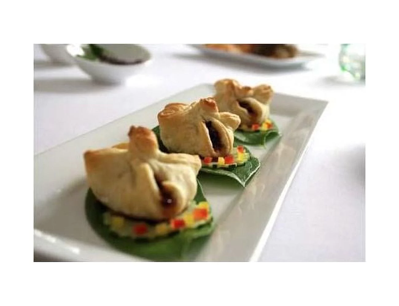 Cuisine Innovations Appetizer Tenderloin of Beef En Croute - 100 per case.
