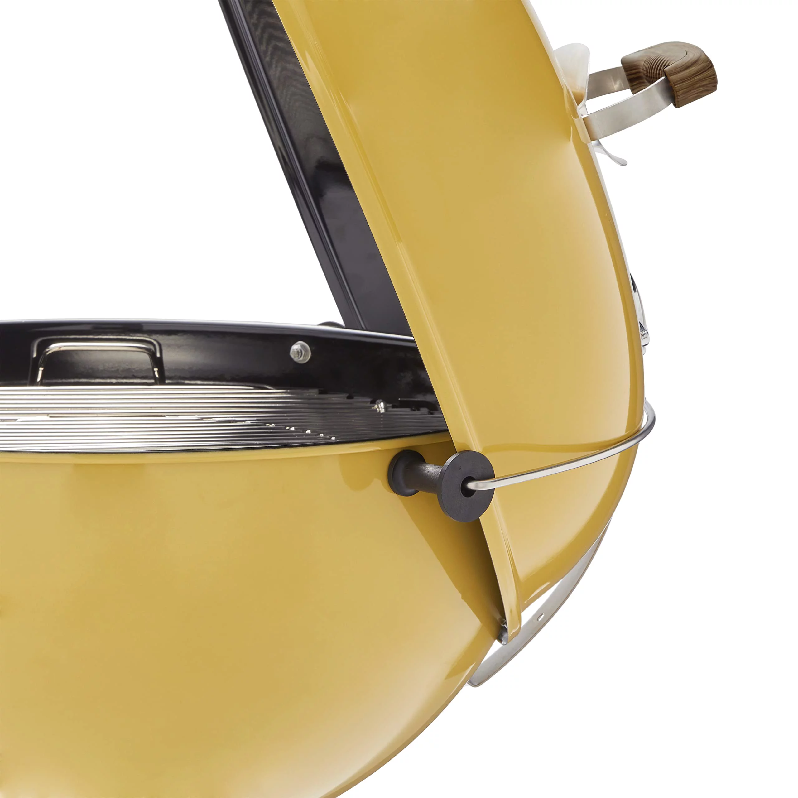 Weber 22 in. 70th Anniversary Kettle Charcoal Grill Hot Rod Yellow