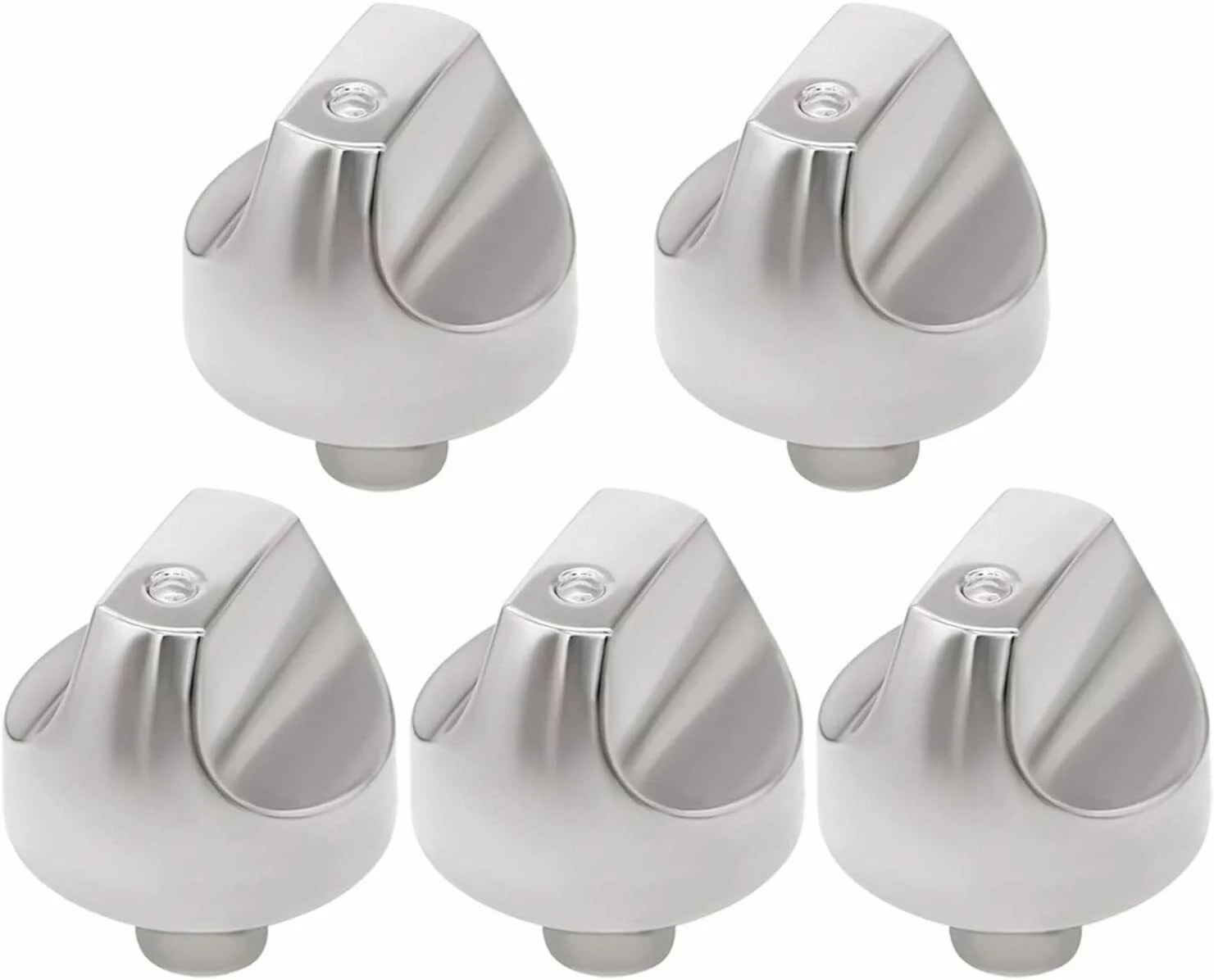 5pc WB03X32194 WB03T10329 Cooktop Burner Knob for GE Cafe Series Gas Range