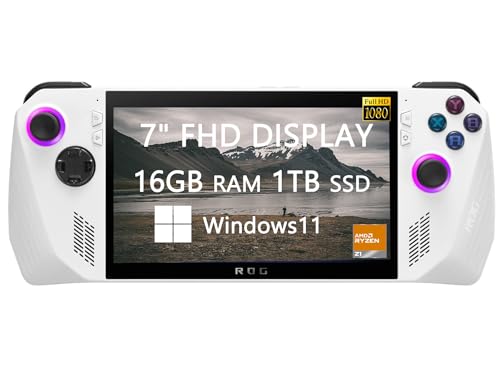 asus ASUS - ROG Ally 120Hz Gaming Handheld 7 inch FHD 1080p Touchscreen Display AMD Ryzen Z1 Extreme Processor 16GB RAM 1TB SSD Light-Weight USB Type C Fast Charge Wi-Fi Bluetooth LIONEYE Bundle