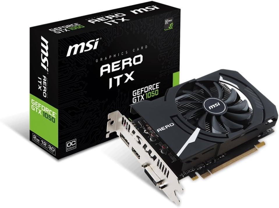 MSI Geforce Aero ITX 2GB GTX 1050 GDDR5 Graphic Card