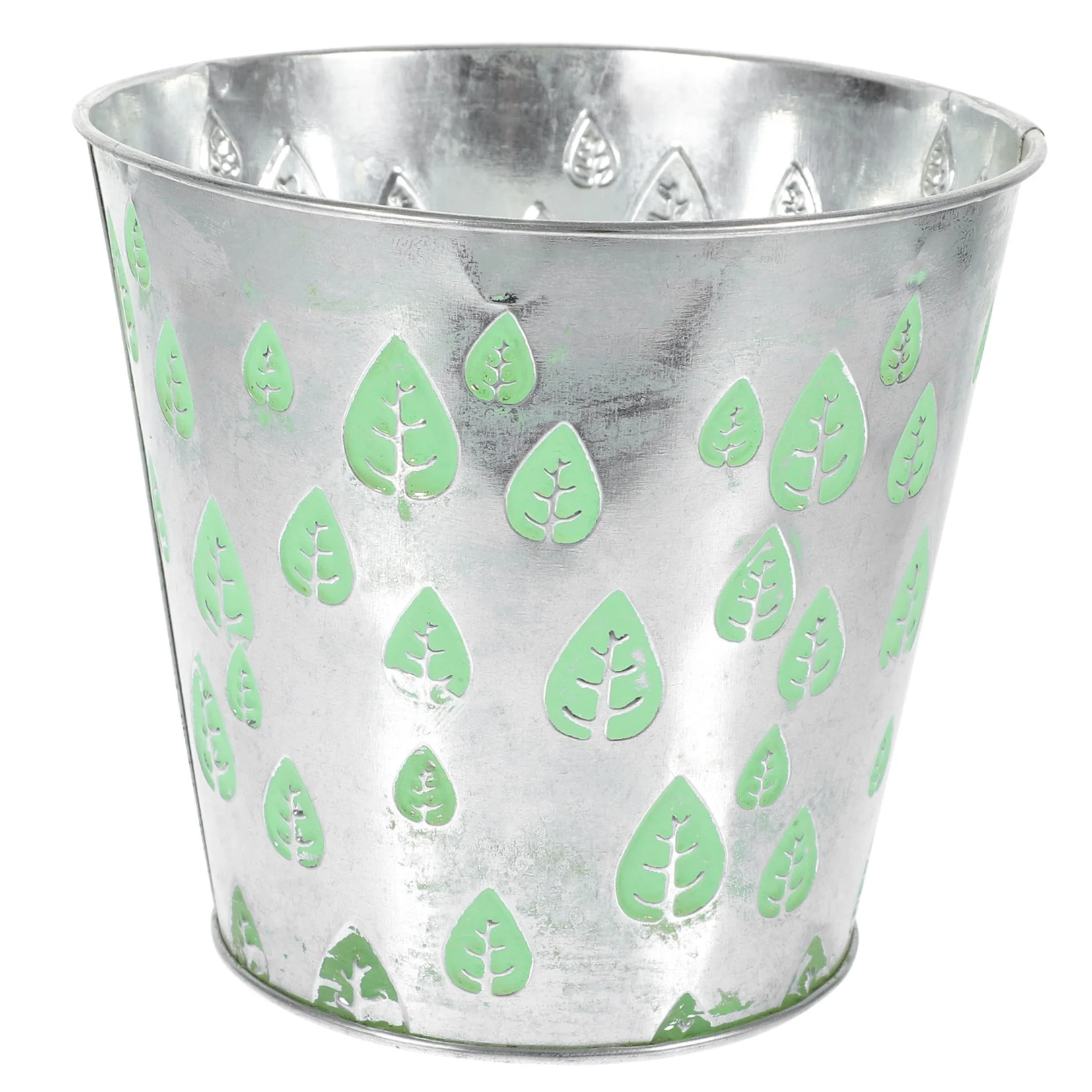 Flower Preservation Container Pot Tall Plant Stand Light Green