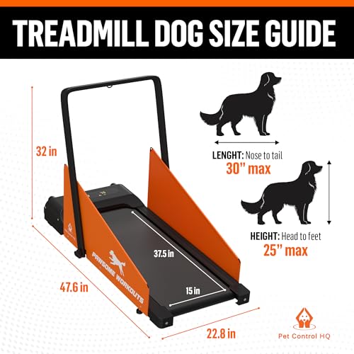 Dog Treadmill for Small and Medium Size Dogs - Pet Running Machine - Dog Pacer Training Pad