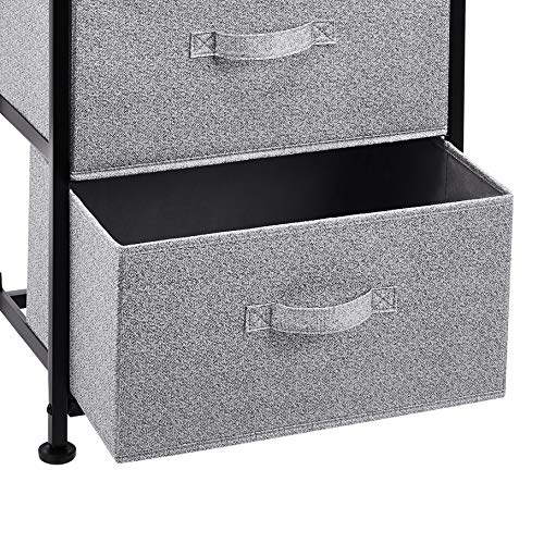 Amazon Basics Fabric 4-Drawer Storage Organizer Unit for Closet, White