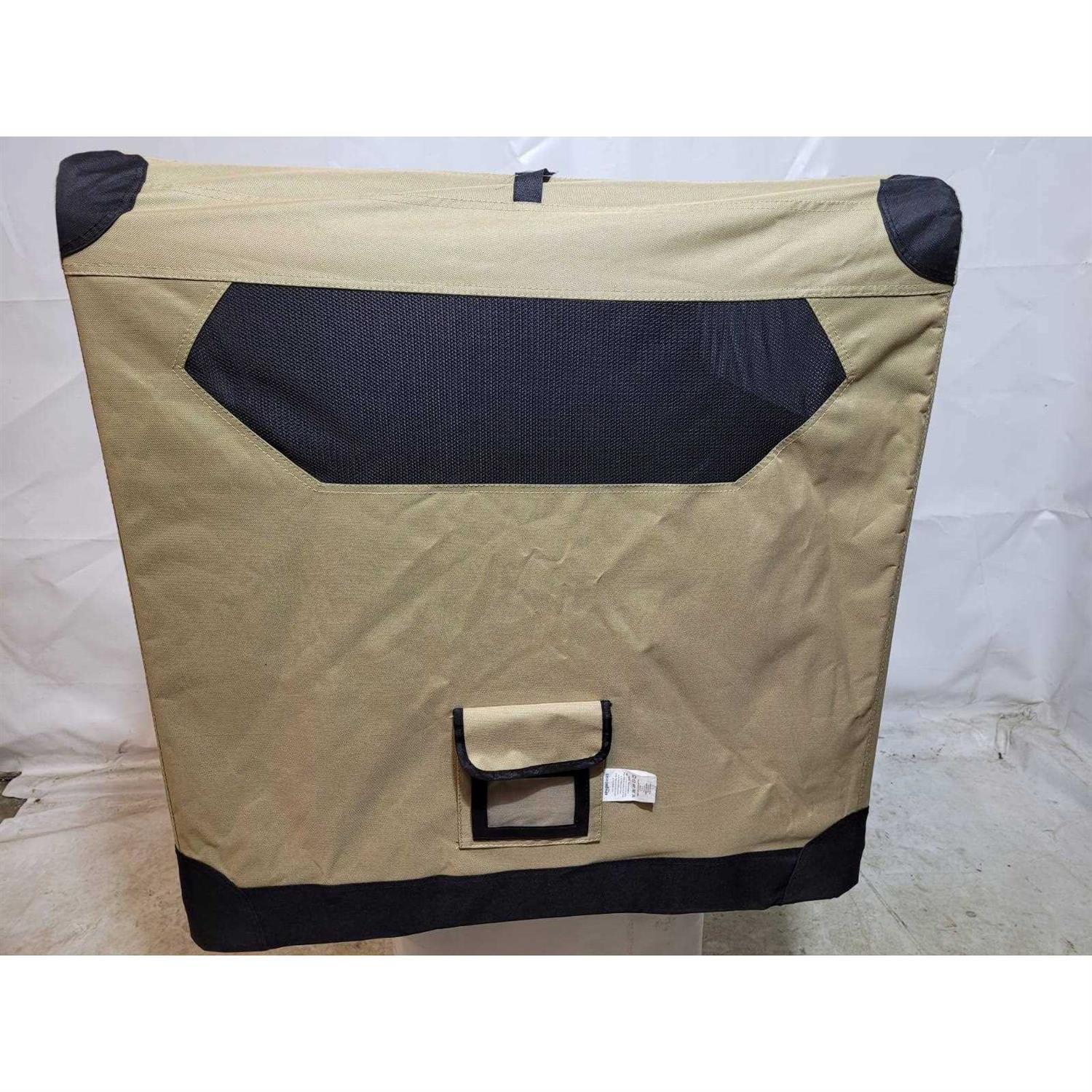 Amazon Basics 2-door Soft-sided Folding Travel Crate Dog Kennel - Pet Supplies online store