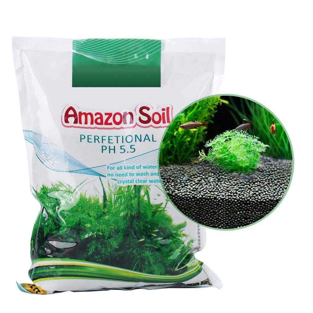 Zetiling 1000g Aquasoil Aqua Soil Aquarium Soil Aquarium Plant Soil Water Plant Soil Aqua Soil Substrate Simple to Use Fish Tank Bottom Water grass Seeds - Pet Supplies online store