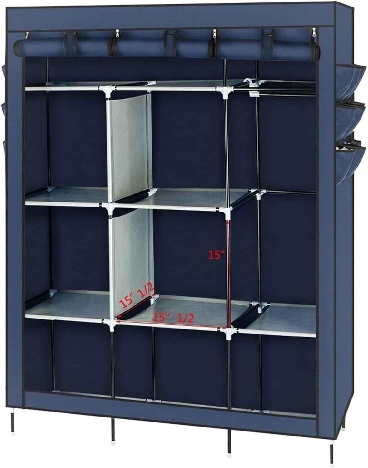 Assemble Wardrobe Multifunctional Wardrobe Organizer Wardrobe Portable Hanger Wardrobe Shelf Non Woven Bedroom Hanging Wardrobe Wardrobe Combined Closet