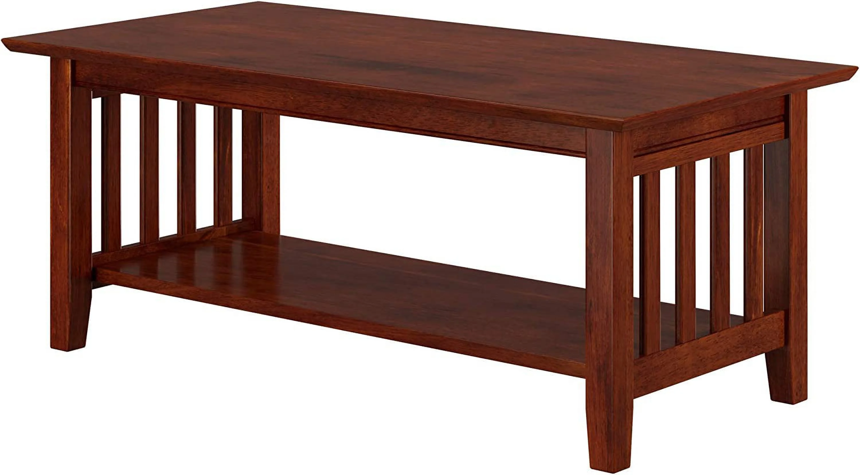Atlantic Furniture AH15204 Mission Coffee Table, Walnut