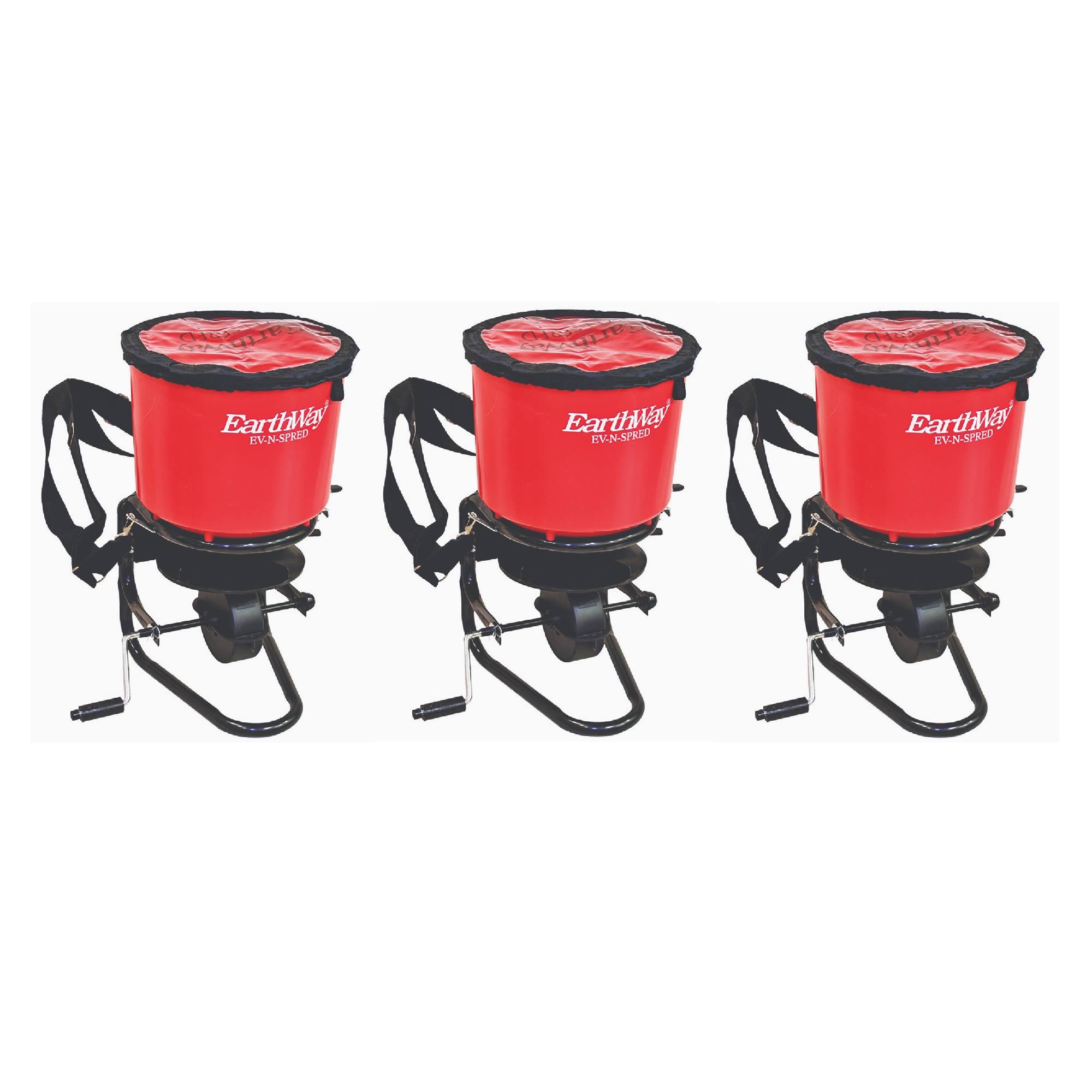 Earthway Commercial Hand Crank Seed Fertilizer Salt Broadcast Spreader (3 Pack)