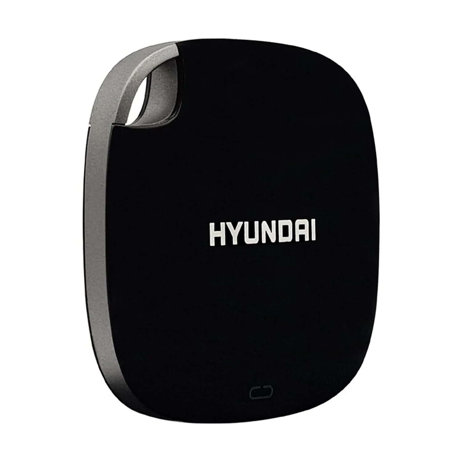 Hyundai 512GB Ultra Portable Data Storage Fast External SSD, PC/MAC/Mobile- USB-C/USB-A, Dual Cable Included, Piano Black - HTESD500PB