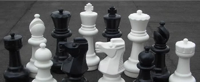 12x22 King Giant Plastic Chess Set