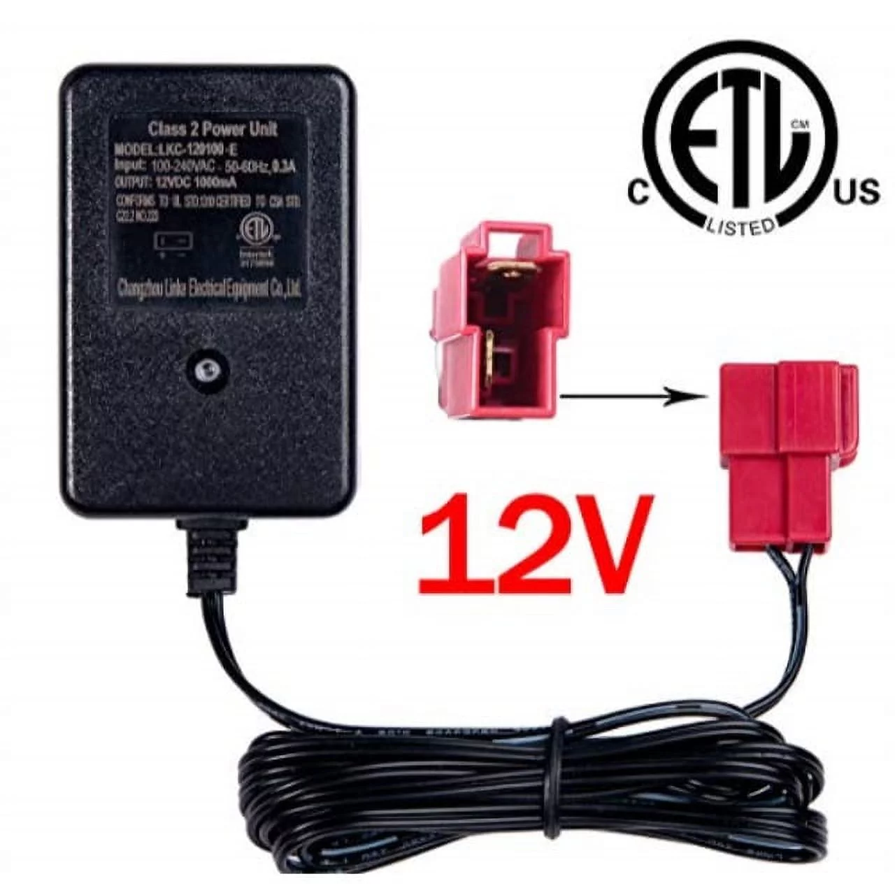 bestlaixing 12v battery charger for ride on toys,12v charger for kids ride on car electric ride-ons accessories