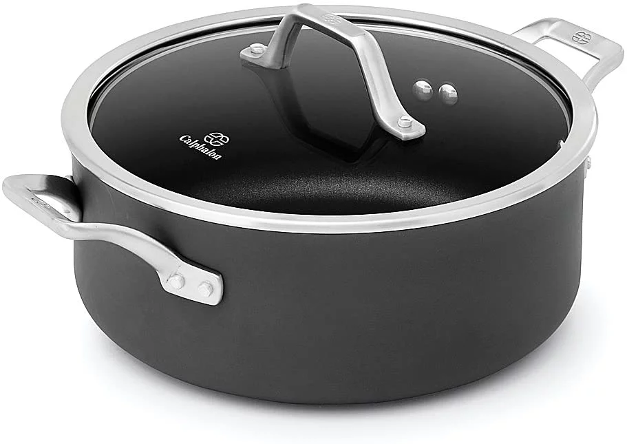 Calphalon Signature Hard-Anodized Nonstick 5-Quart Dutch Oven with Cover