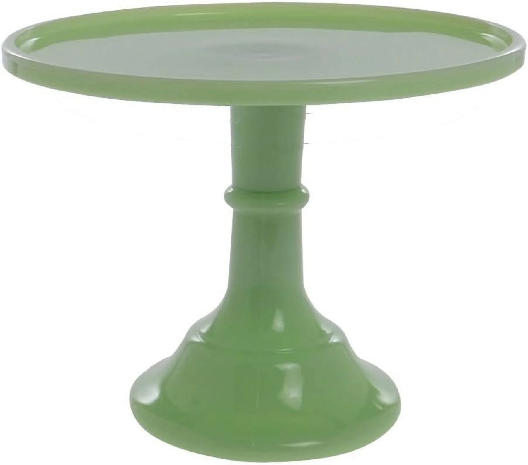 Glass Jade 10 Inch Cake Plate