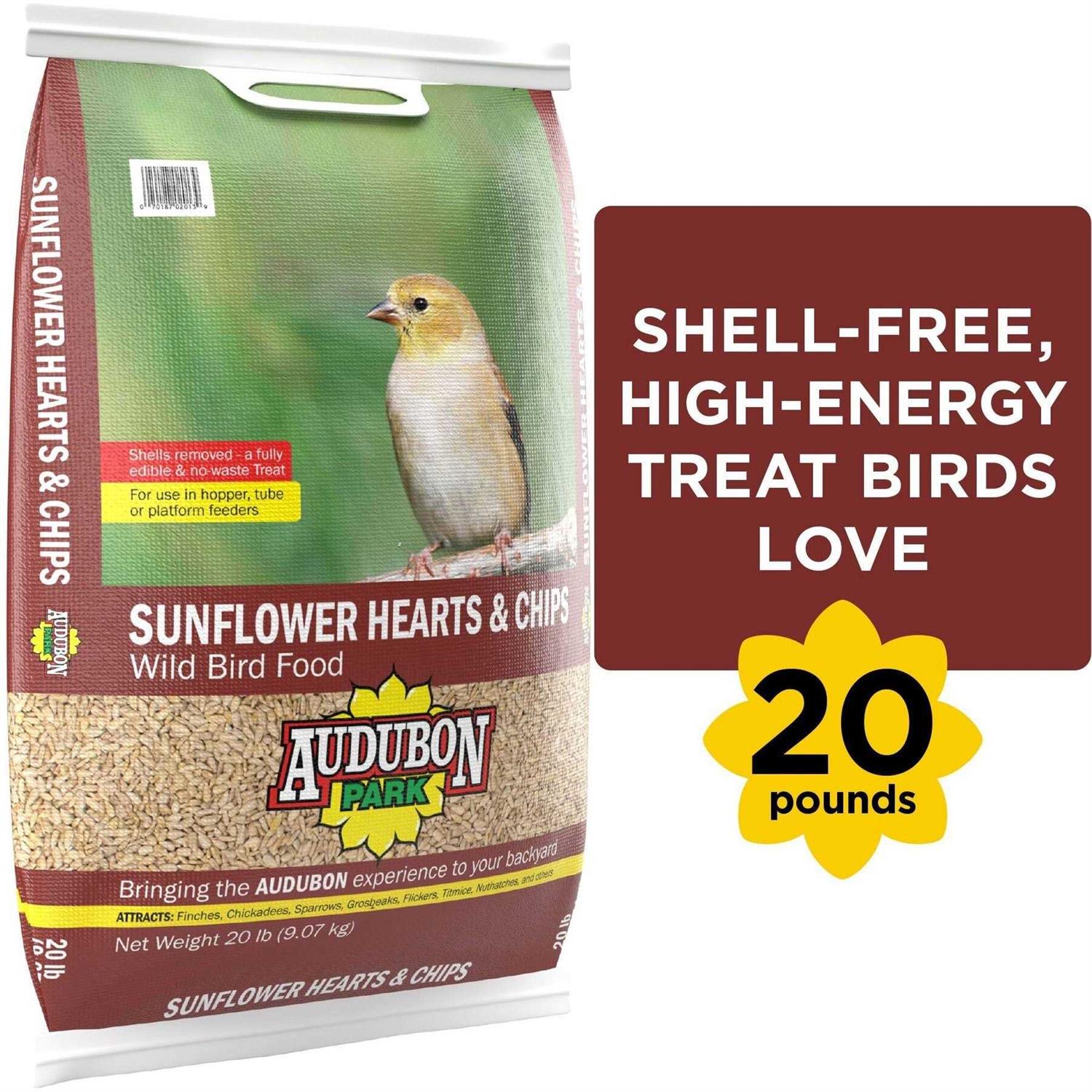 Audubon Park Sunflower Hearts & Chips Wild Bird Food 12555 - Pet Supplies online store