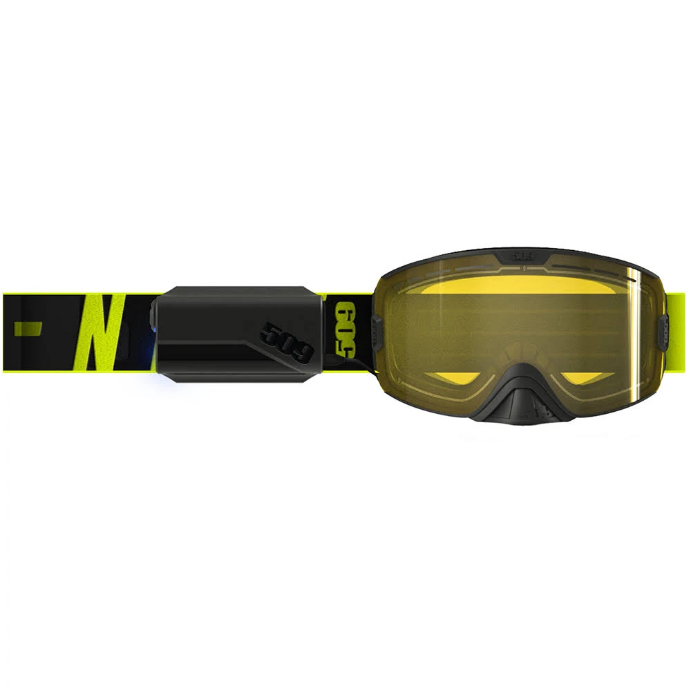 509 Ignite Goggle- Kingpin - Hi-Vis Black - Yellow Tint Heated