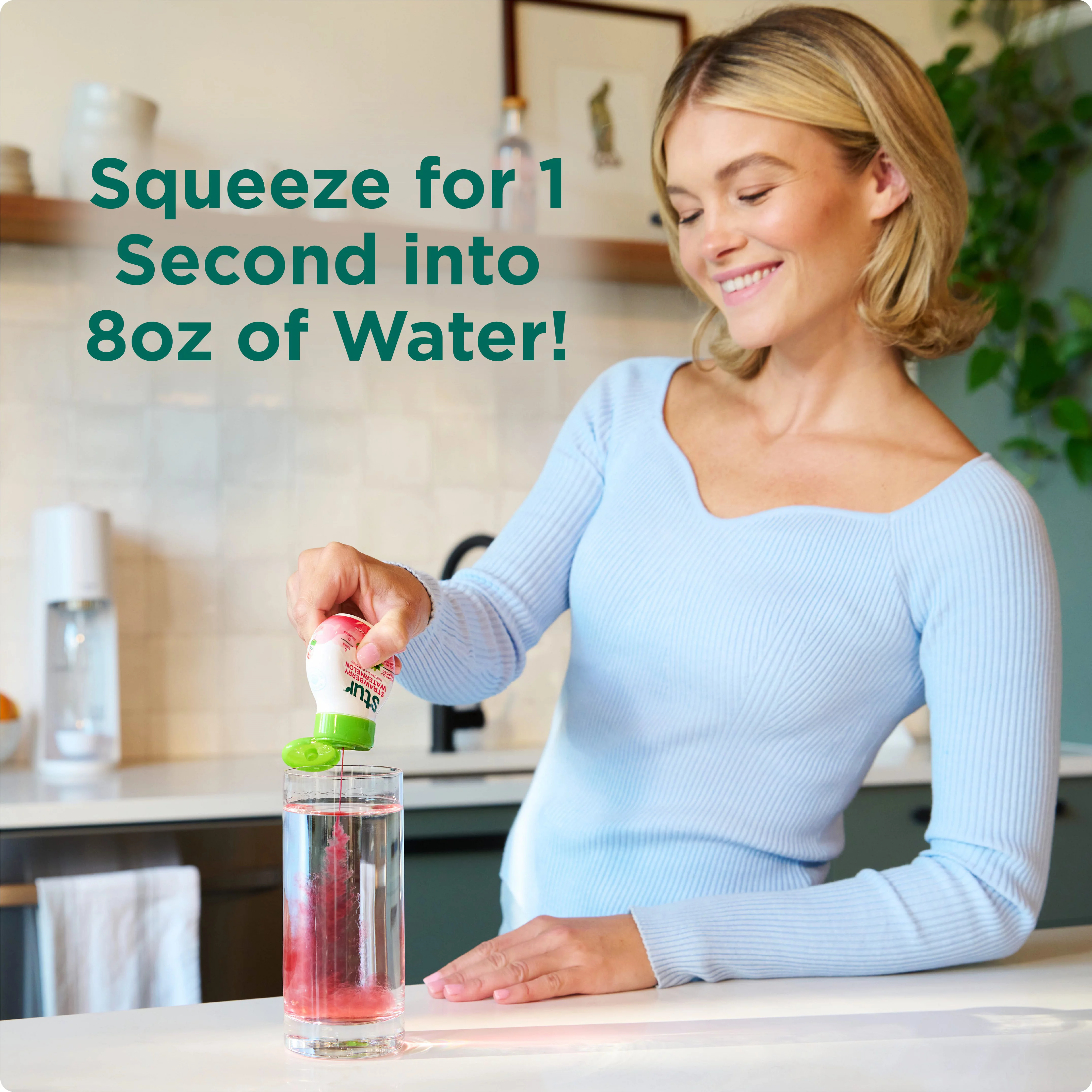 Stur - Strawberry Waternelon, Liquid Water Enhancer Drink Mix, 1.62 fl oz Bottle (10 Pack)