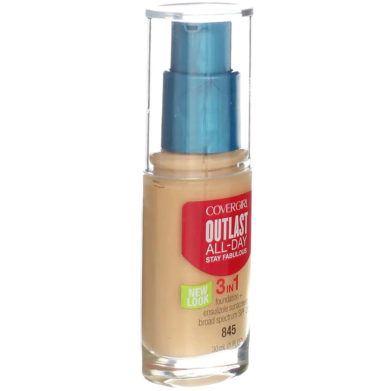 Covergirl Outlast Stay Fabulous 3-In-1 Foundation, Warm Beige [845] 1 Oz ( Pack Of 2)