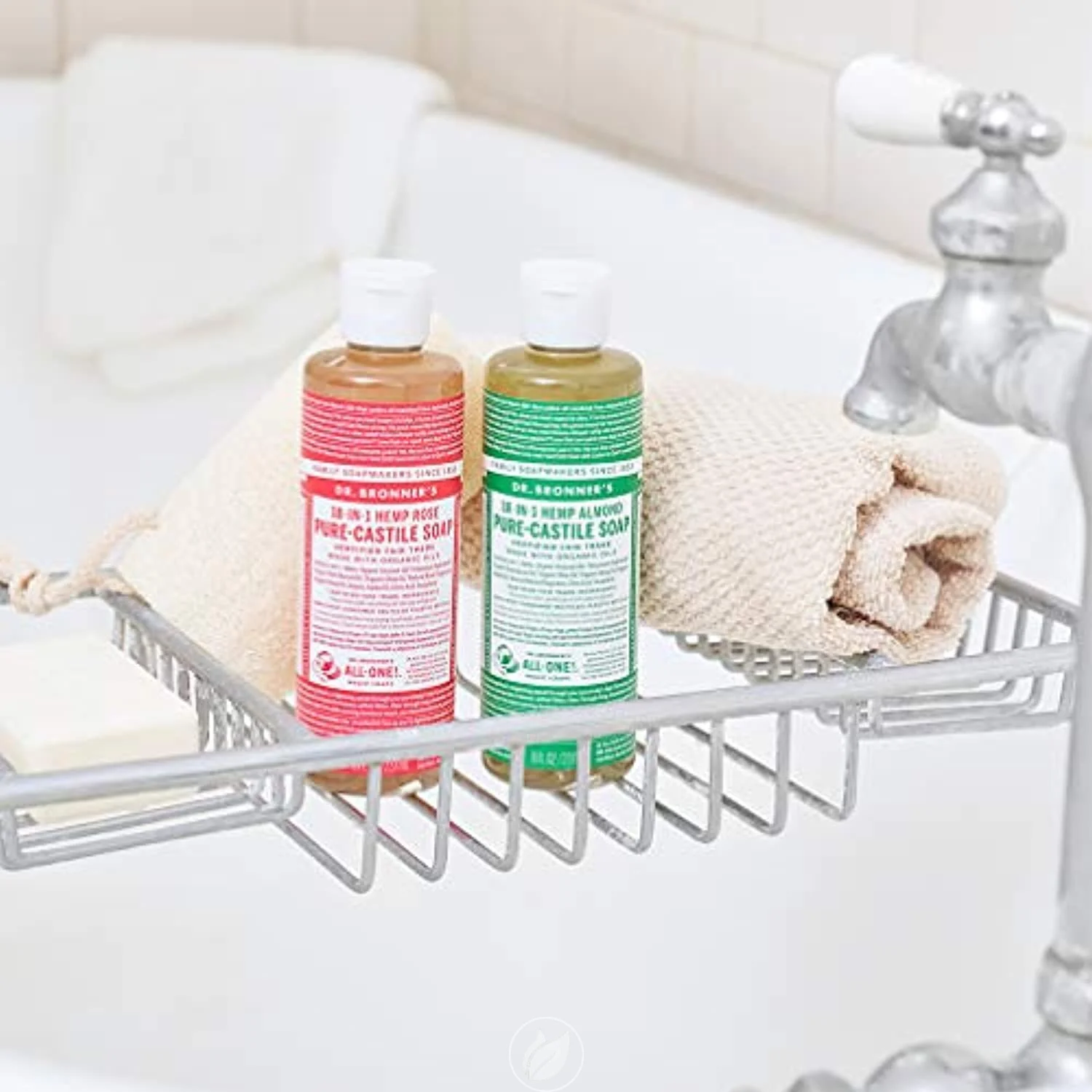 (2 Pack) Dr. Bronner's Magic Soaps Organic Castile Liquid Soap Rose 8 Ounce