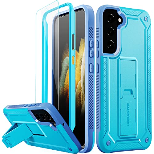 URBANITE for Samsung Galaxy S23 Ultra Case, Military Grade Rugged Shockproof Protective Cover with Kickstand (Black)