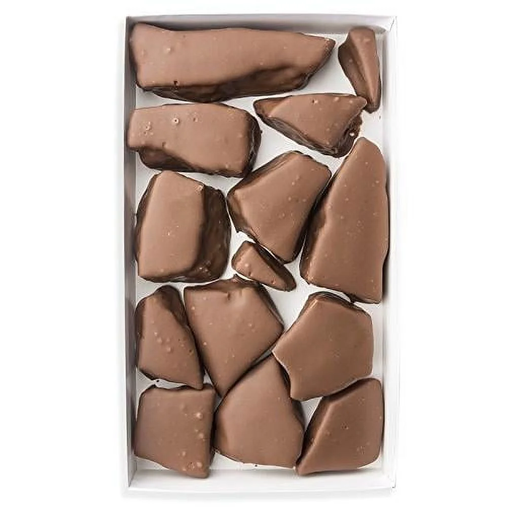 14 Oz Seafoam Honeycomb Dark Chocolate **Product Fragile Could Be Damaged During Shipping We Will Not Replace**