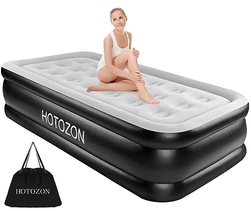 Twin Air Mattress with Built-in Pump, 18