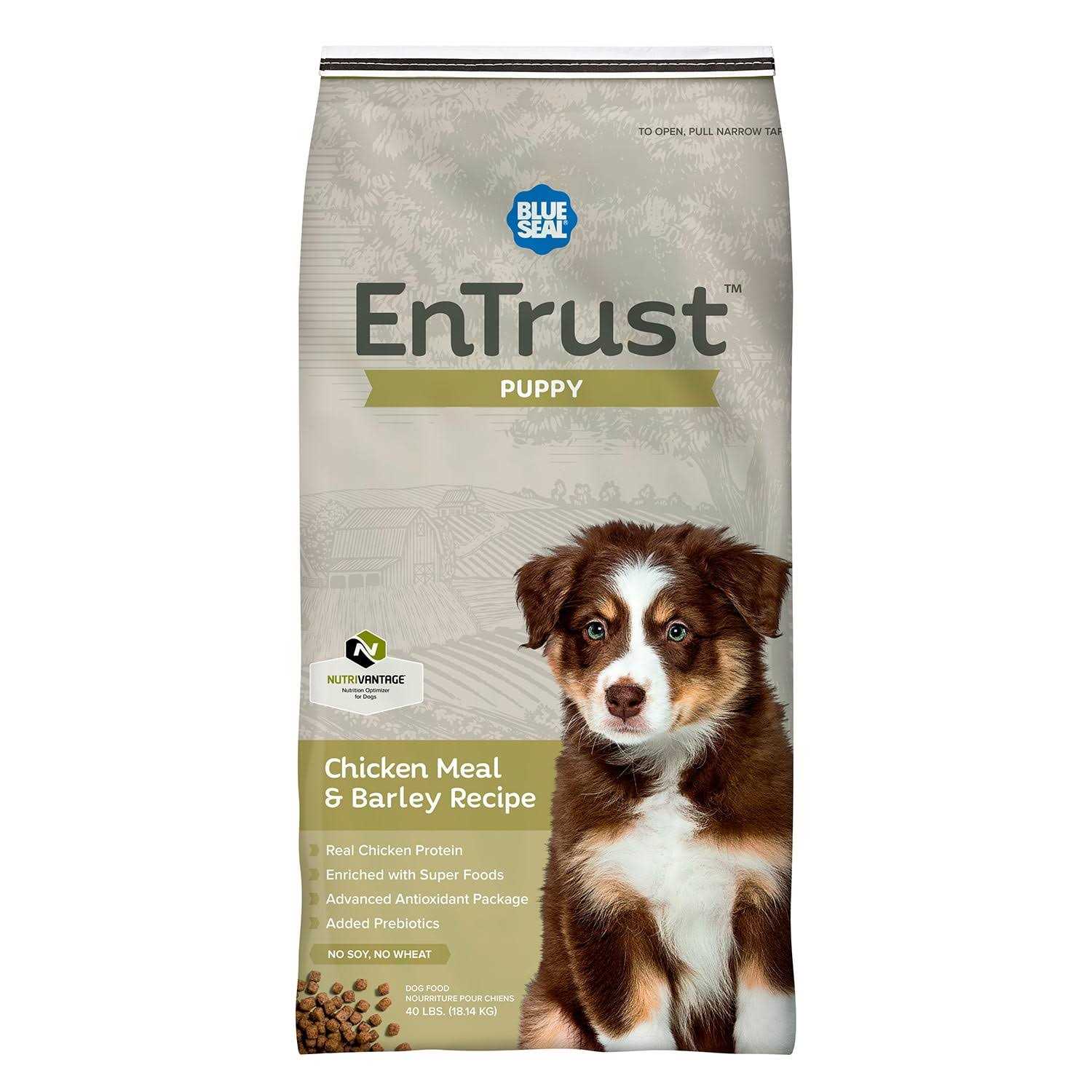 EnTrust Puppy Chicken Meal & Barley Recipe - Pet Supplies online store