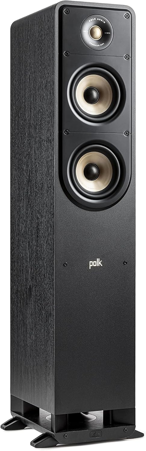 Polk Signature Elite ES50 Tower Speaker - Hi-Res Audio Certified and Dolby Atmos & DTS:X Compatible, 1