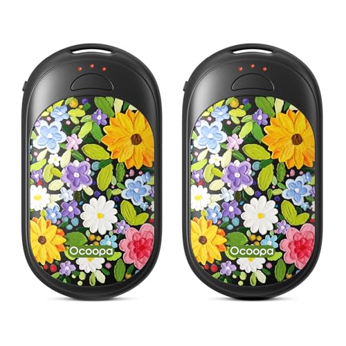 OCOOPA Magnetic Hand Warmers Rechargeable 2 Pack, Electric Handwarmers, Smart Heating UL Certified, 3-Settings,Portable Heater, Ultra Slim Pocket, Hunting Essentials, Gifts for Christmas Men, UT3 Lite