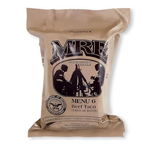 Ultimate 2018 US Military MRE Complete Meal Inspection Date January 2018 or Newer (Chili Macaroni)
