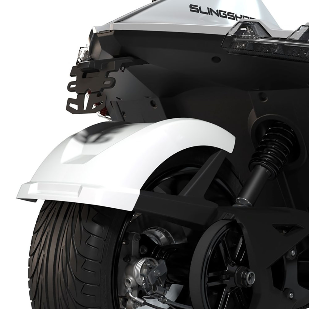 Slingshot 2883847-599 Polaris White Lightning Rear 305mm Fender 2020-2021 SL R GT
