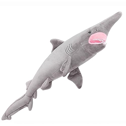ZHONGXIN MADE Simulation Goblin Shark Plush Toy - 26.5