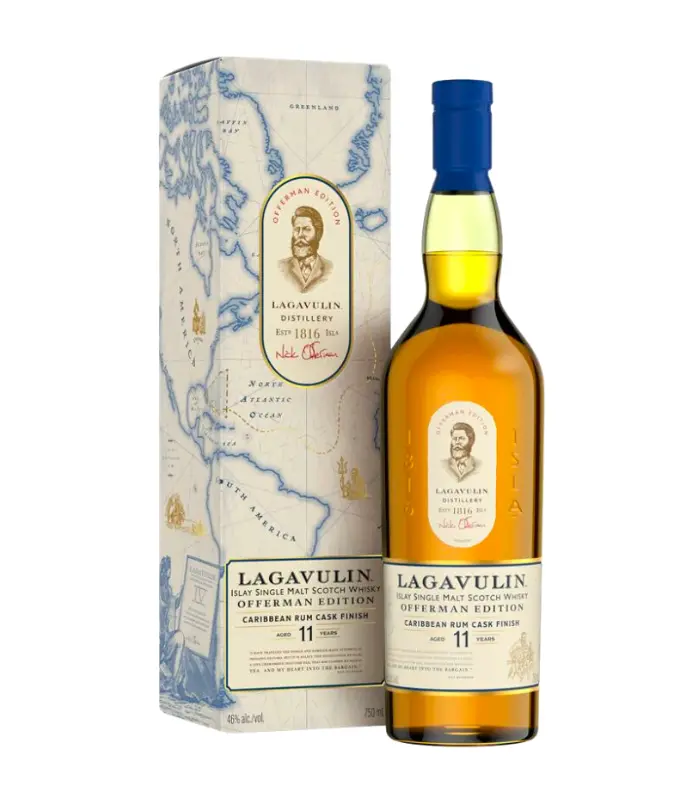 Lagavulin Offerman Edition Caribbean Rum Cask Finish Scotch Whisky - Nestor Liquor
