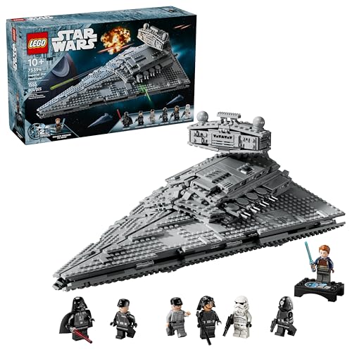 LEGO Star Wars Imperial Star Destroyer Building Toys Set - Build & Display for Boys & Girls, Ages 10+ - Gift for Birthdays - Star Wars Darth Vader & 6 Minifigure Toys - 75394