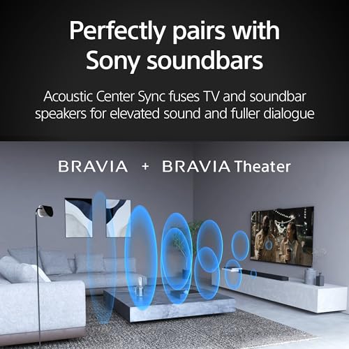 Sony BRAVIA 5 65 Inch TV, Mini LED, 4K Smart Google TV, XR Processor with AI Technology,120hz Television with Dolby Vision/Atmos, Exclusive Features for PlayStation?5, K-65XR50, 2025 Model