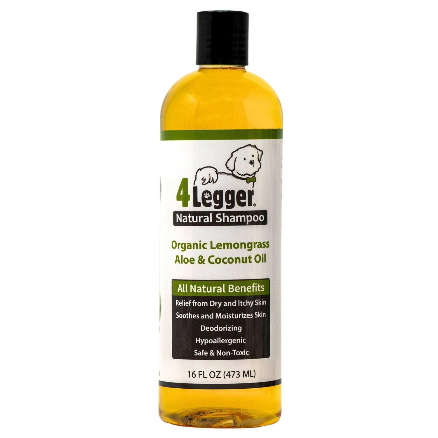4-Legger Hypoallergenic Dog Shampoo with Organic Lemongrass - Pet Supplies online store