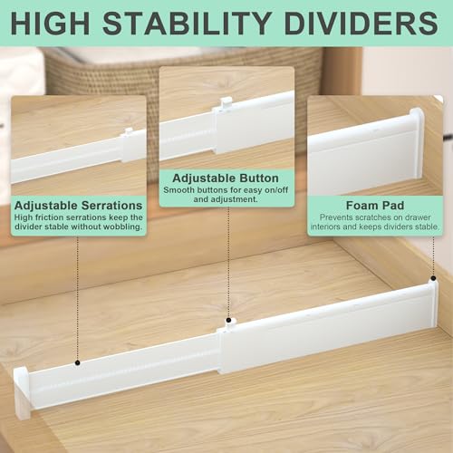 Drawer Dividers 8 Pack, 2.36